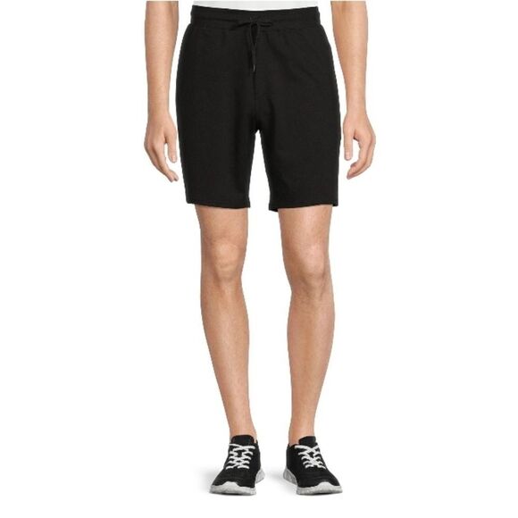 Men's Comfy Plus Black & Pineapple Print Lounge Shorts 2-Pack Size 2X - Picture 3 of 10